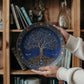 Dragonfly Grove – Tree of Life with Amber Fruit Decorative Plate