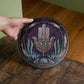 Hamsa Cactus & Feather Plate – Mystical Protection Wall Art (10")