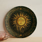 Golden Sol – Celestial Boho Sun Plate (10")