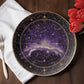 Celestial Compass – Golden Star Chart Decorative Plate (10")