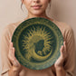 Divine Radiance – Boho Sun & Moon Ritual Plate (10")