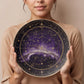 Celestial Compass – Golden Star Chart Decorative Plate (10")