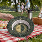Sacred Circles Decorative Bowl – Sun & Moon Botanical Design