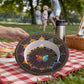 Sacred Circles Decorative Bowl – Celestial Rainbow Butterfly Mandala