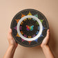 Sacred Circles Decorative Bowl – Celestial Rainbow Butterfly Mandala