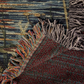 Sunset Heron Watch | Tranquil Lake Scene Woven Blanket for Nature-Inspired Living