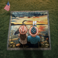 Sunset Heron Watch | Tranquil Lake Scene Woven Blanket for Nature-Inspired Living
