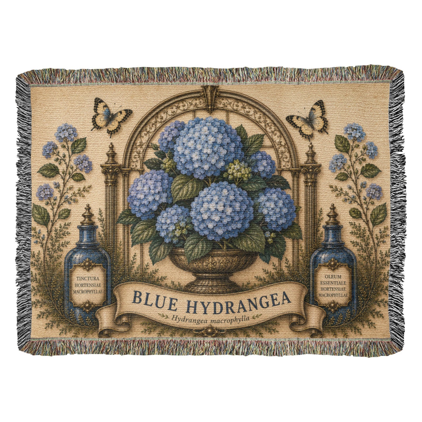 Blue Hydrangea Botanical
