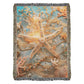 Beaded Look Starfish Blanket – Woven Coastal Fantasy Throw | Ocean-Inspired Decor by Lace & Grit