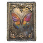 Embossed Butterfly Blanket – Iridescent Woven Throw | Symbolic Boho Decor by Lace & Grit