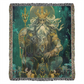 Beaded Look Neptune, God of the Deep – Woven Throw Blanket