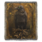 Embossed Raven – Woven Throw Blanket