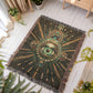 Beaded Look Mystic Eye Blanket – Woven Celestial Vision Throw | Fantasy Decor by Lace & Grit