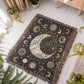 Beaded Look Moon & Stars Blanket – Celestial Woven Throw | Cosmic Boho Decor by Lace & Grit