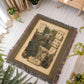 Otter Woven Throw Blanket | Woodland Animal Decor | Cotton Tapestry Throw | Naturalist Journal Gift