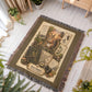 Squirrel Woven Throw Blanket | Woodland Animal Decor | Cotton Tapestry Throw | Naturalist Journal Gift