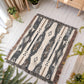 Spirit Lines Woven Blanket – Tribal Geometric Boho Throw