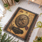 Ancient Coin Woven Throw Blanket | Cabinet of Curiosities Decor | Cotton Tapestry | Archaeology History Gift