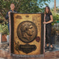 Ancient Coin Woven Throw Blanket | Cabinet of Curiosities Decor | Cotton Tapestry | Archaeology History Gift