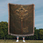 Beaded Look Mystic Key Blanket – Woven Celestial Key of Destiny Throw | Fantasy Decor by Lace & Grit