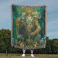 Beaded Look Neptune, God of the Deep – Woven Throw Blanket