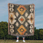 Canyon Ember Woven Blanket – Rustic Tribal Heritage Throw
