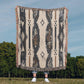 Spirit Lines Woven Blanket – Tribal Geometric Boho Throw