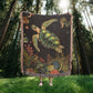 Beaded Look Sea Turtle Blanket – Ocean-Inspired Woven Throw | Coastal Boho Decor by Lace & Grit