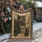 Otter Woven Throw Blanket | Woodland Animal Decor | Cotton Tapestry Throw | Naturalist Journal Gift