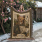 Squirrel Woven Throw Blanket | Woodland Animal Decor | Cotton Tapestry Throw | Naturalist Journal Gift