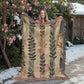 Whispering Leaves Woven Blanket – Boho Botanical Nature Throw