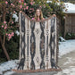 Spirit Lines Woven Blanket – Tribal Geometric Boho Throw