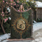 Beaded Look Serpent Seal Blanket – Woven Mystical Snake Emblem Throw | Fantasy Decor by Lace & Grit