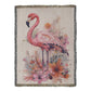 Sunwade Woven Blanket – Watercolor Flamingo in Blush Tones