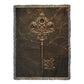 Beaded Look Mystic Key Blanket – Woven Celestial Key of Destiny Throw | Fantasy Decor by Lace & Grit