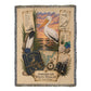 American White Pelican Woven Throw Blanket | Coastal Bird Decor | Cotton Tapestry Throw | Naturalist Journal Gift