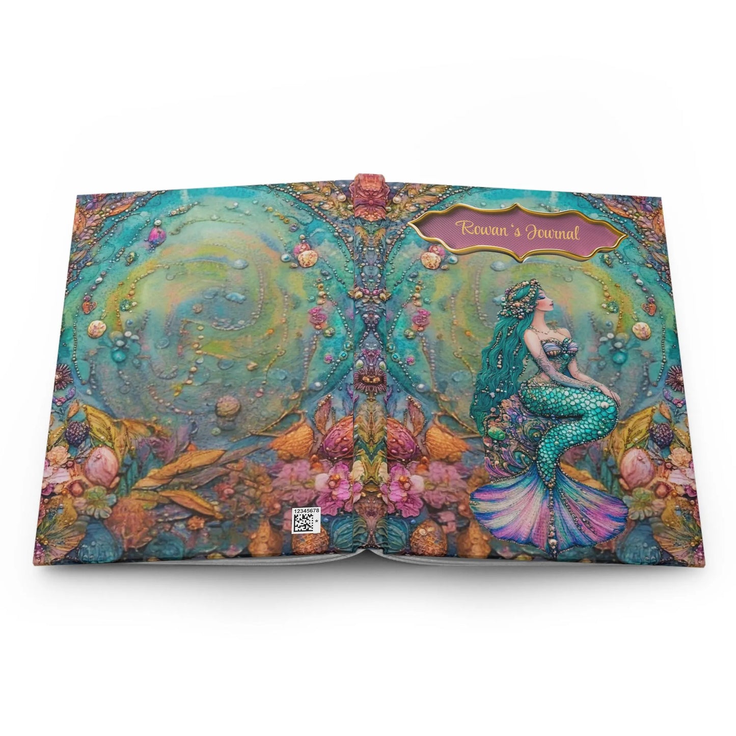 Beaded Look Mermaid – Hardcover Journal