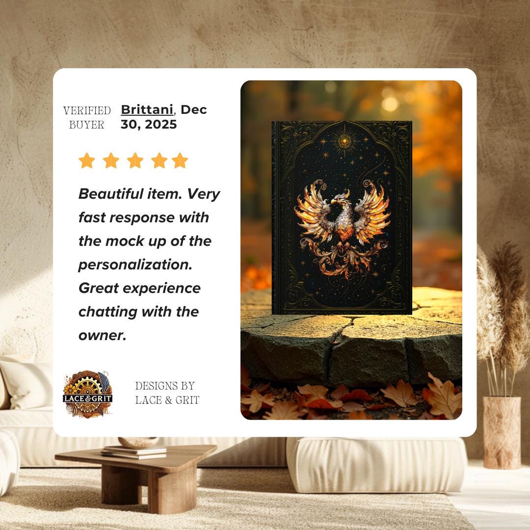 Celestial Phoenix – Hardcover Journal