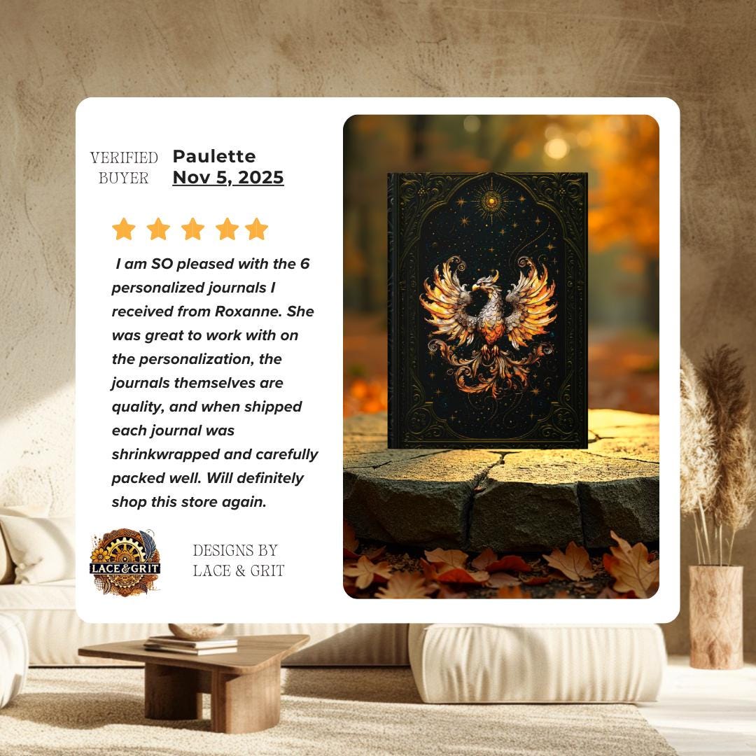Celestial Phoenix – Hardcover Journal