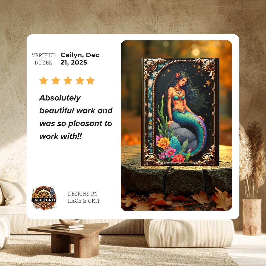 Enchanted Mermaid – Hardcover Journal