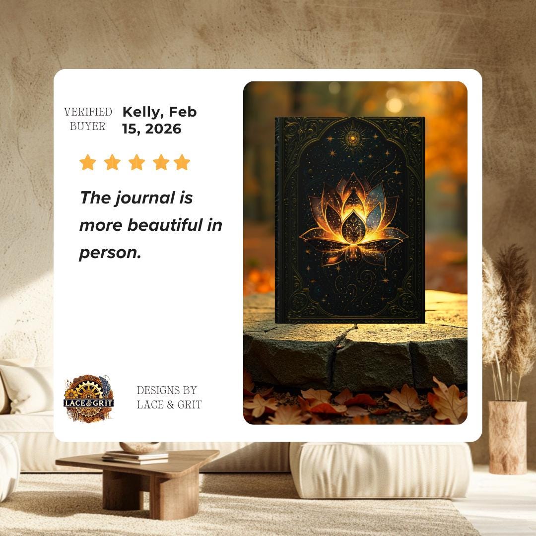 Celestial Lotus – Hardcover Journal