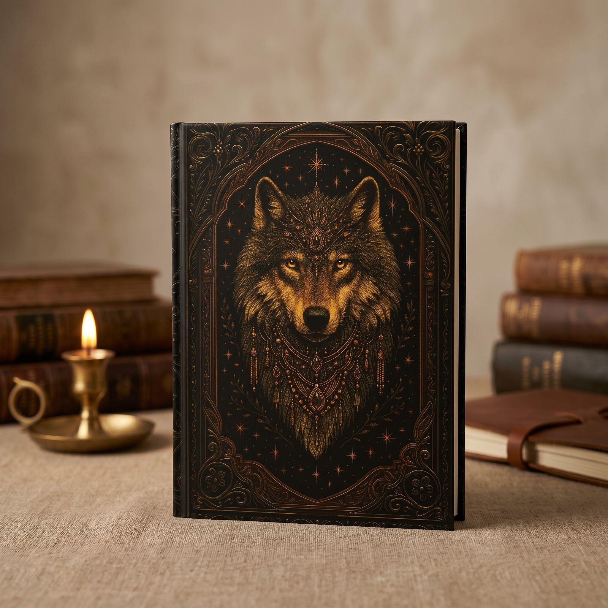 Mystical Wolf – Hardcover Journal