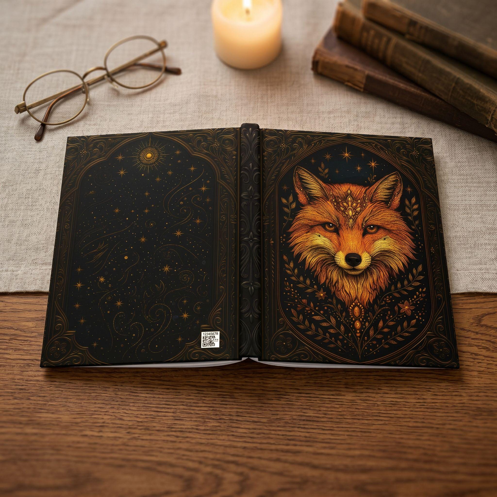 Mystical Fox – Hardcover Journal