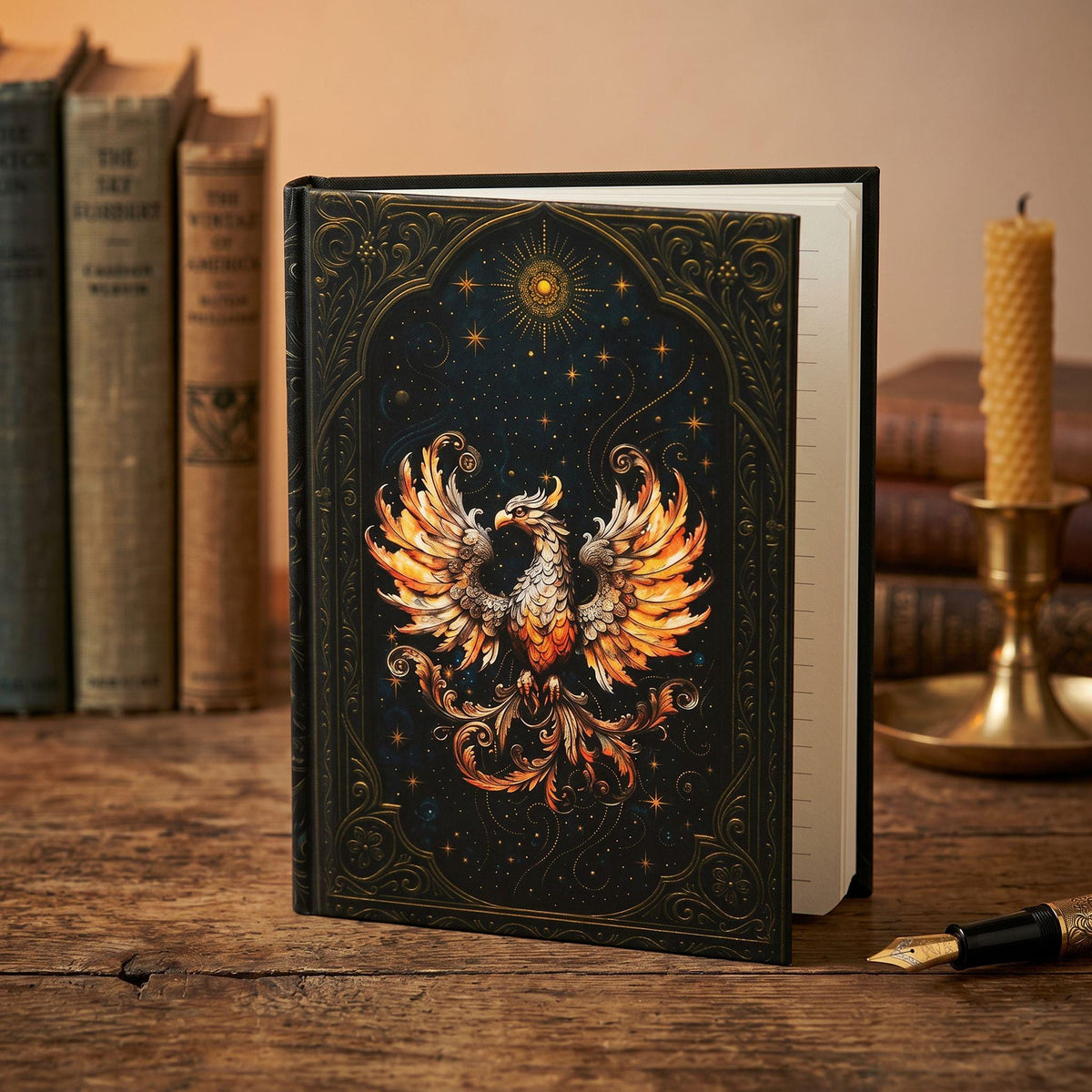 Celestial Phoenix – Hardcover Journal