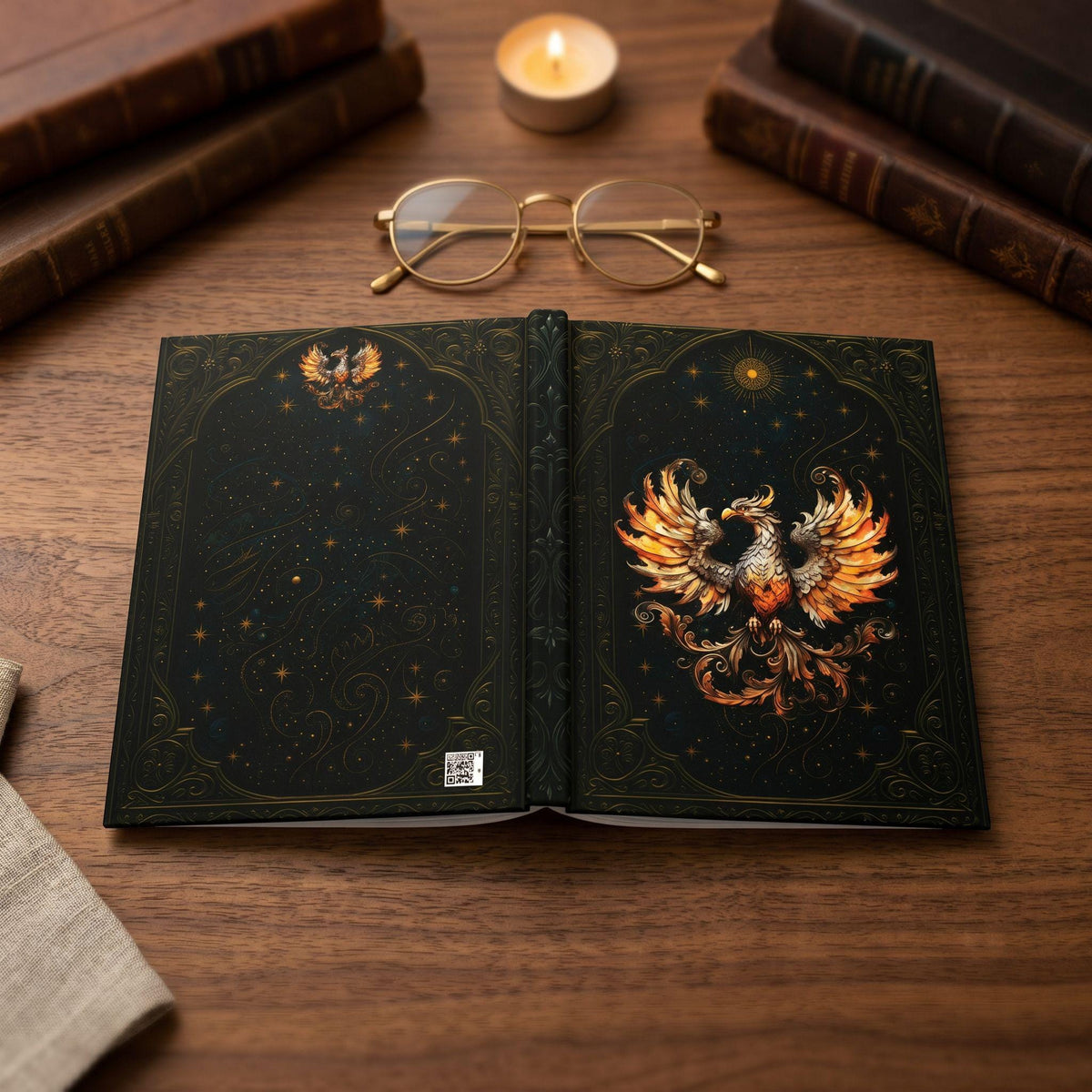 Celestial Phoenix – Hardcover Journal