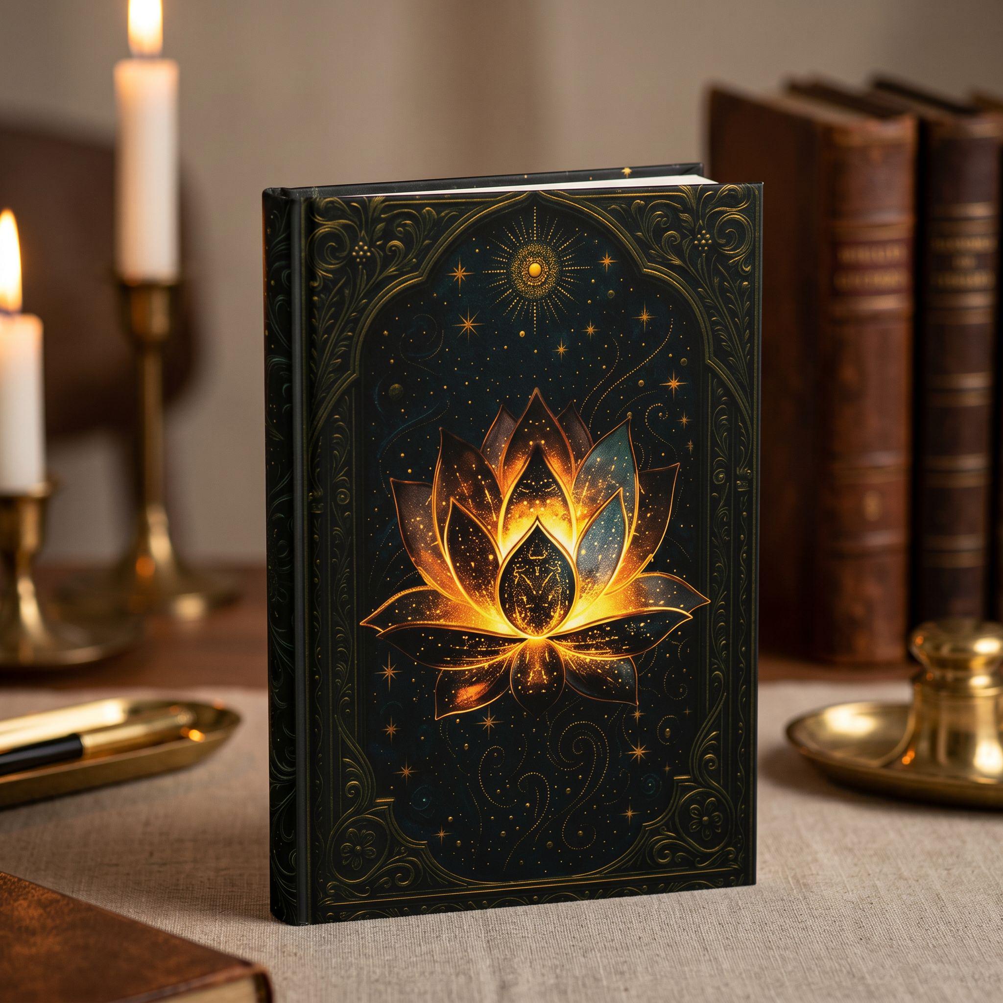Celestial Lotus – Hardcover Journal