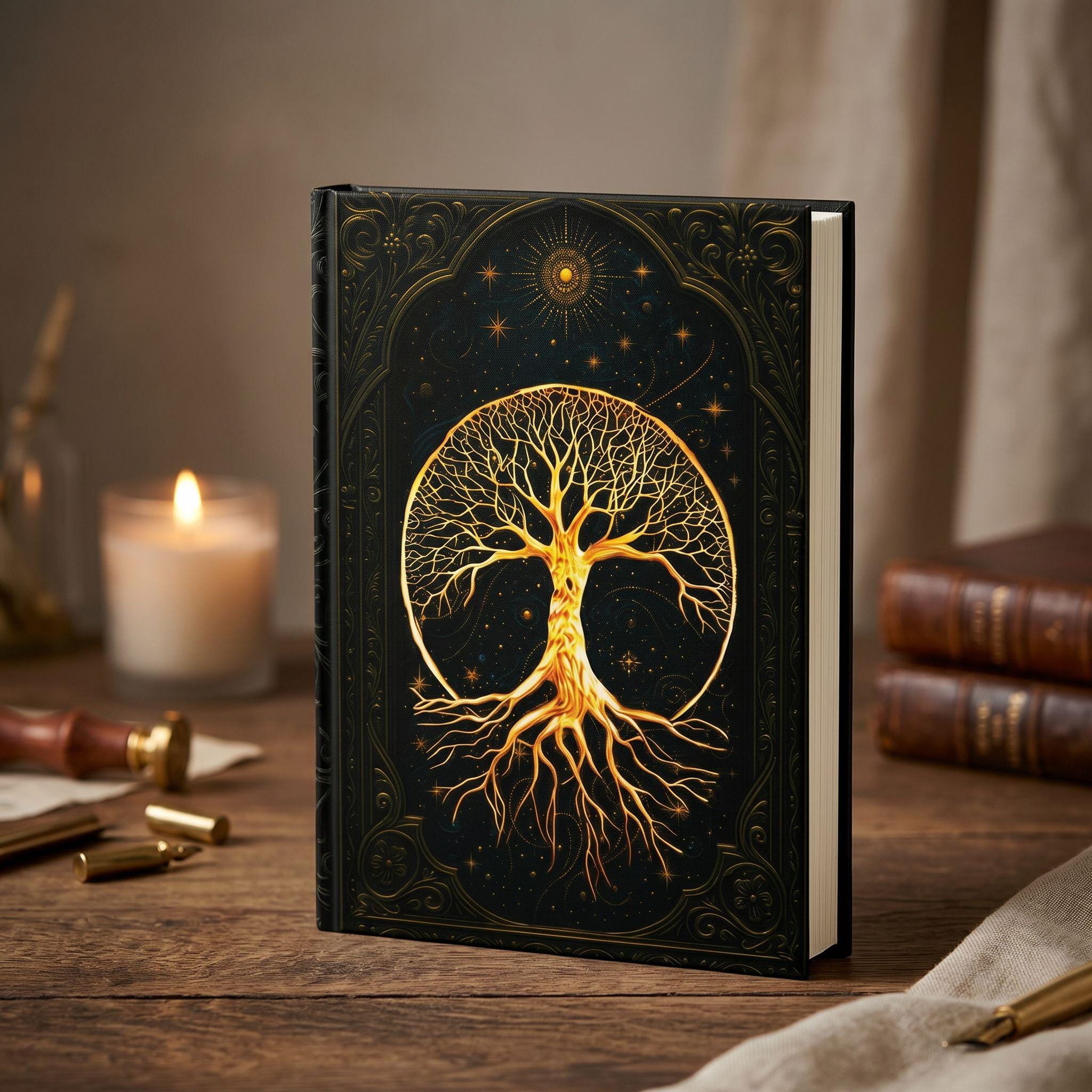 Celestial Tree of Life – Hardcover Journal