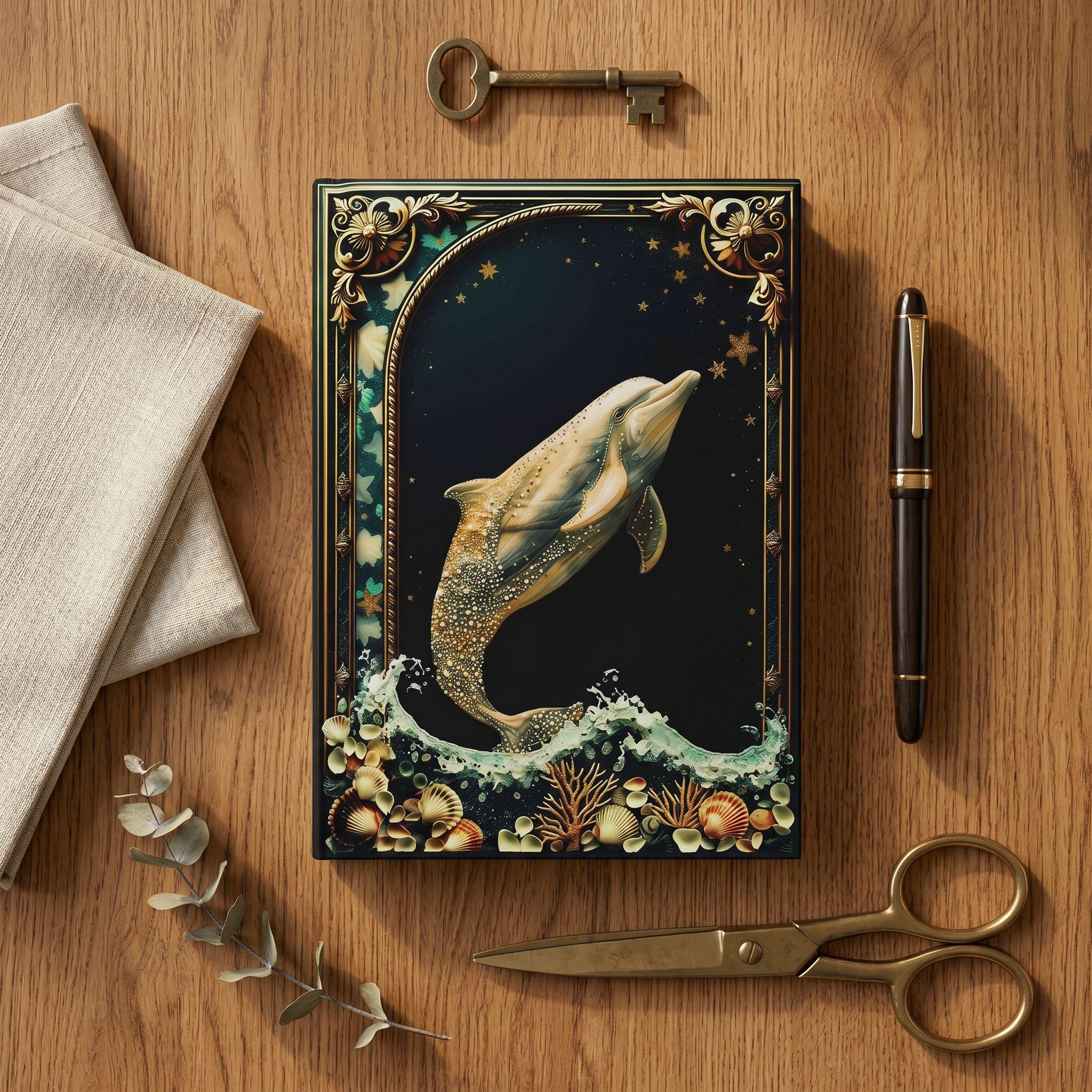 Enchanted Dolphin – Hardcover Journal