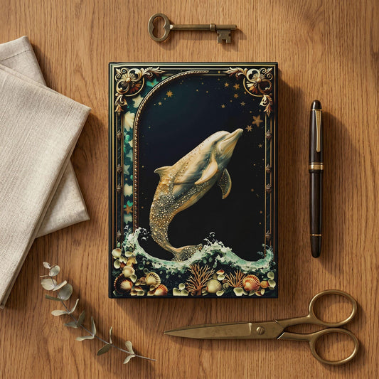Enchanted Dolphin – Hardcover Journal