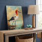 American Avocet Coastal Art Glass Board, Coastal Kitchen Decor, Charcuterie & Serving Tray